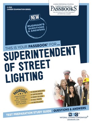 cover image of Superintendent of Street Lighting